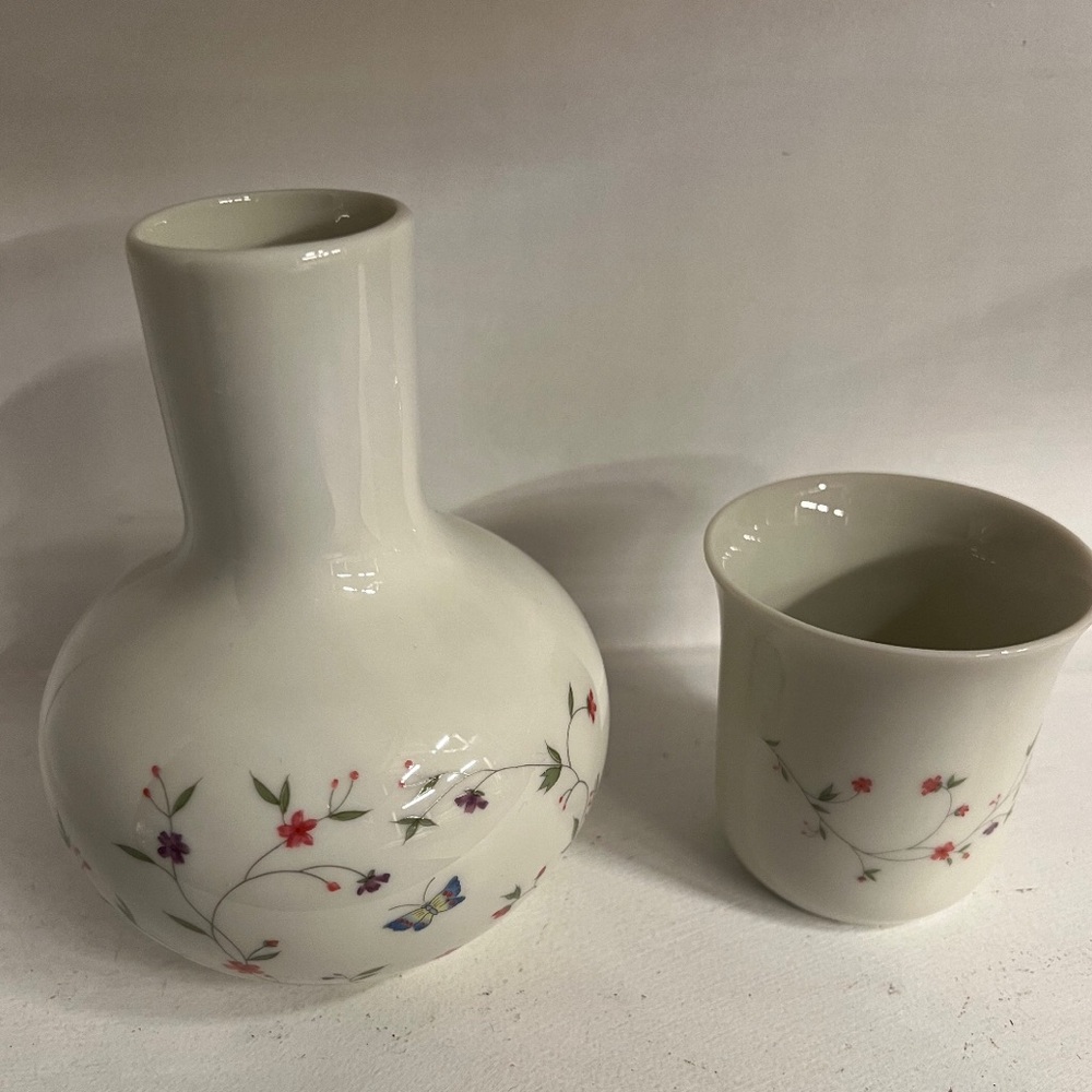 Two Piece China Sake Set